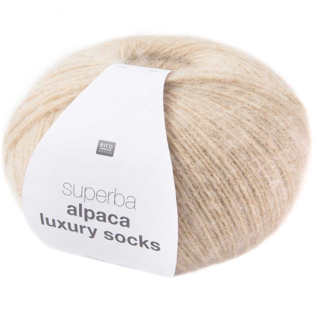 Rico Alpaca Luxury Socks 001 beige