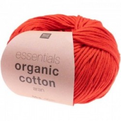 Rico essentials Organic Cotton aran 010 Rot