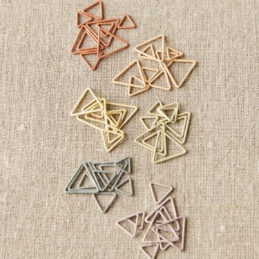 Cocoknits - Triangle Stitch Markers Earth Tones