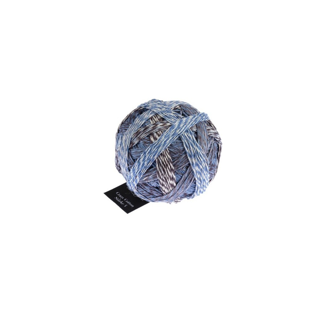 Schoppel Zauberball Crazy Cotton Stärke 4 - 2390 Meer und mehr