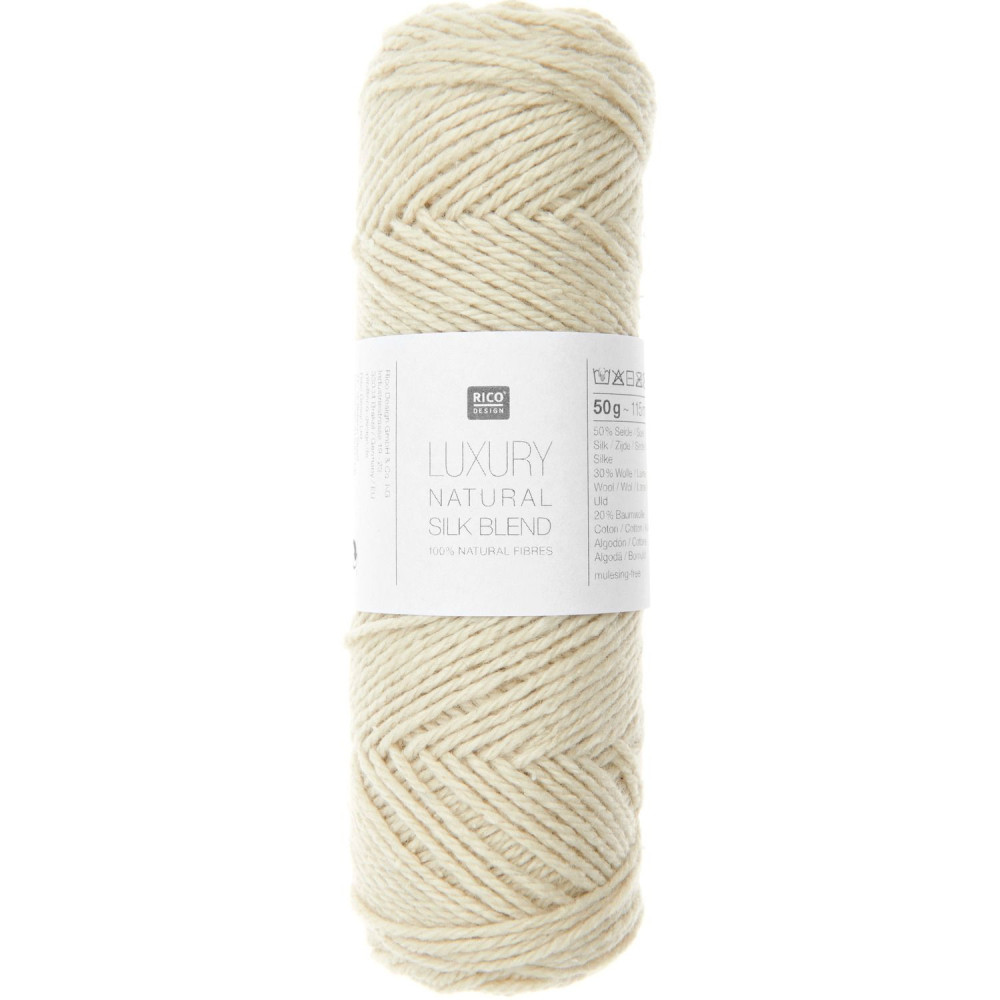 Rico Luxury Natural Silk Blend 001 creme