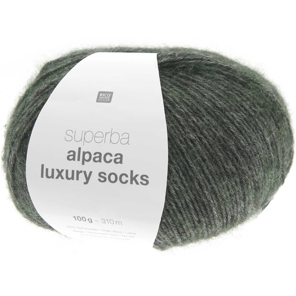 Rico Alpaca Luxury Socks 018 oliv