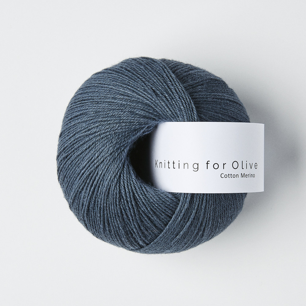 Knitting for Olive Cotton Merino - Dusty Blue Whale