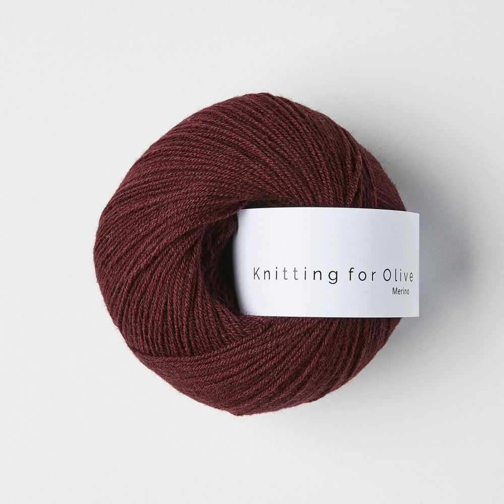 Knitting for Olive Merino - Bordeaux