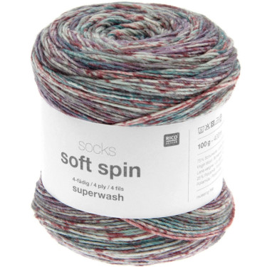 Rico Socks Soft Spin 001 Fun Tones