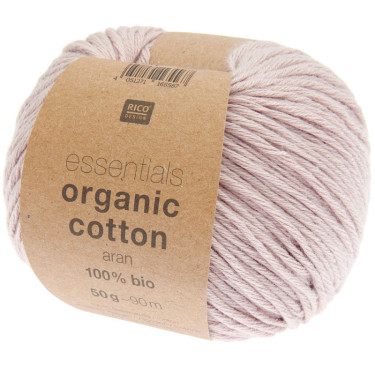 Rico essentials Organic Cotton aran 037 mauve