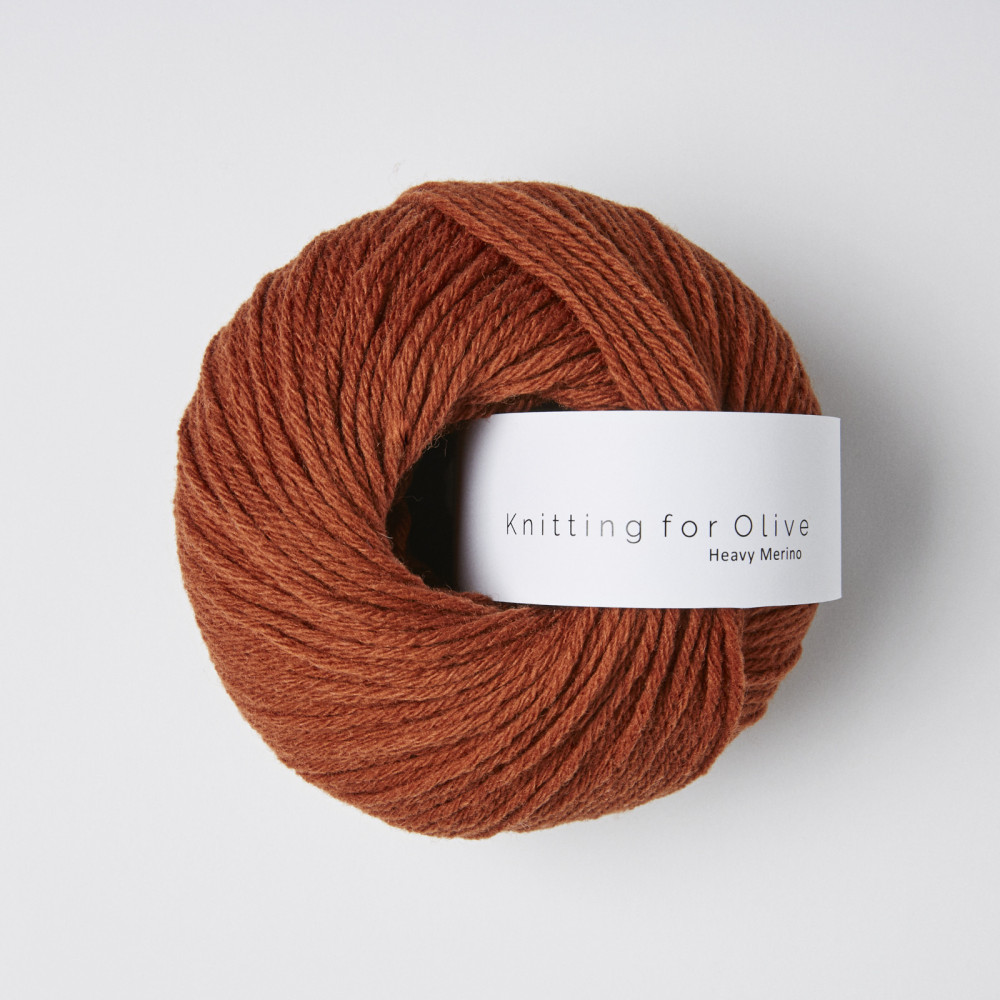 Knitting for Olive Heavy Merino - Rust