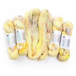 Hedgehog Fibres Sock Yarn Mellow Yellow